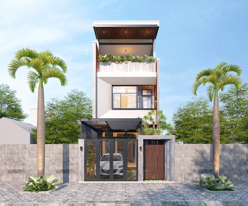 Thiết kế xây dựng nhà phố đẹp tại Bình Định