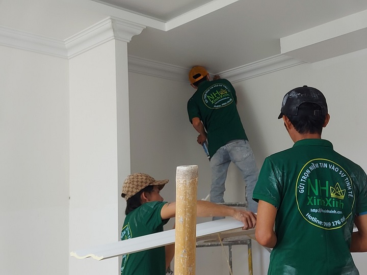 Quy trình thi công kiến trúc tại Nhà Xinh Xinh