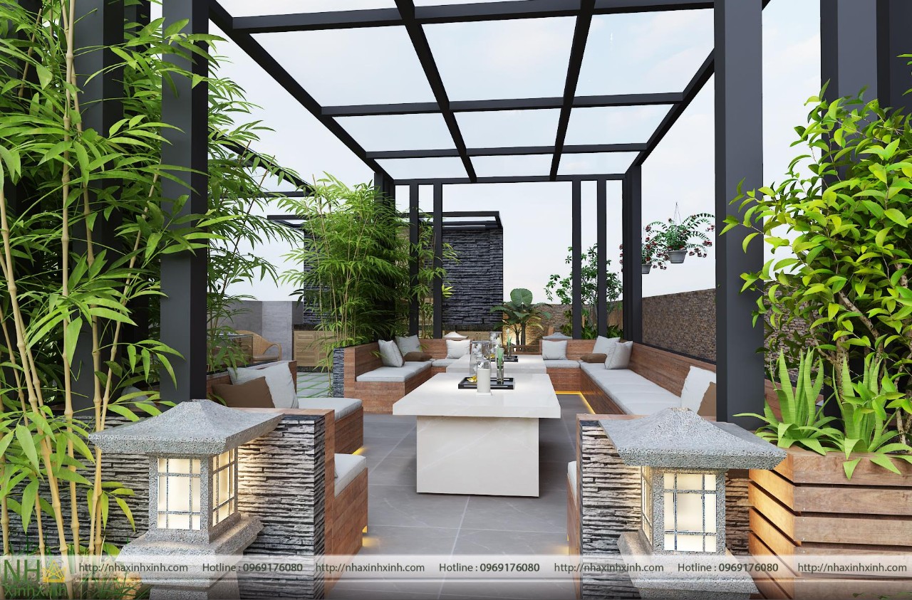 Với thiết kế kết hợp thiên nhiên giúp không gian ngôi nhà thoáng mát