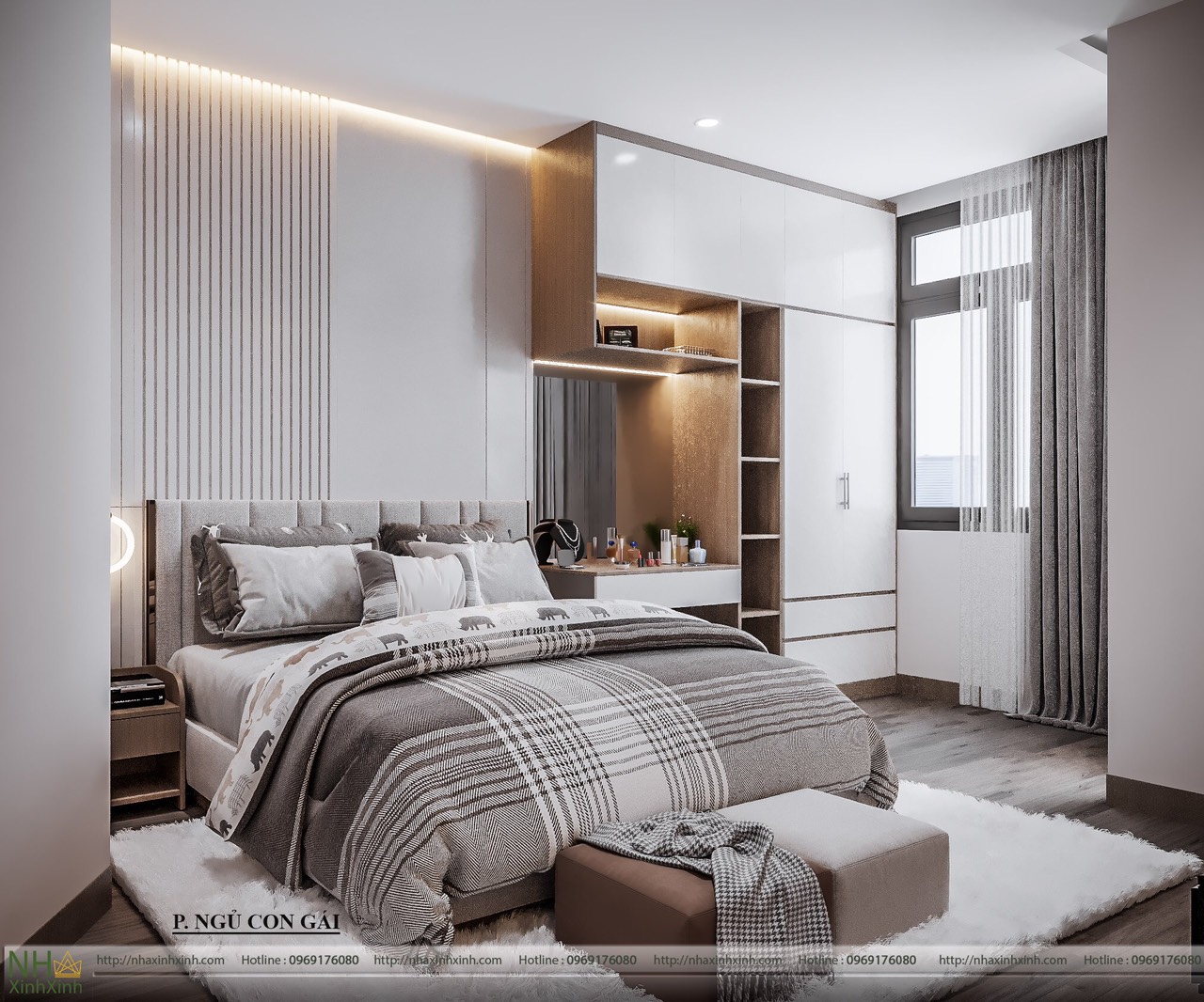 Gia chủ nên tận dụng nguồn sáng tối đa cho không gian phòng ngủ