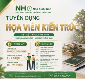 Tuyển dụng họa viên kiến trúc
