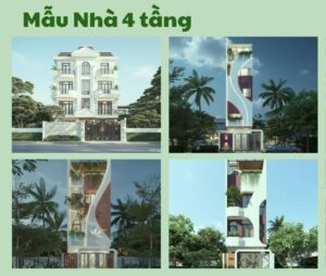 Mẫu nhà 4 tầng do Nhà Xinh Xinh thiết kế