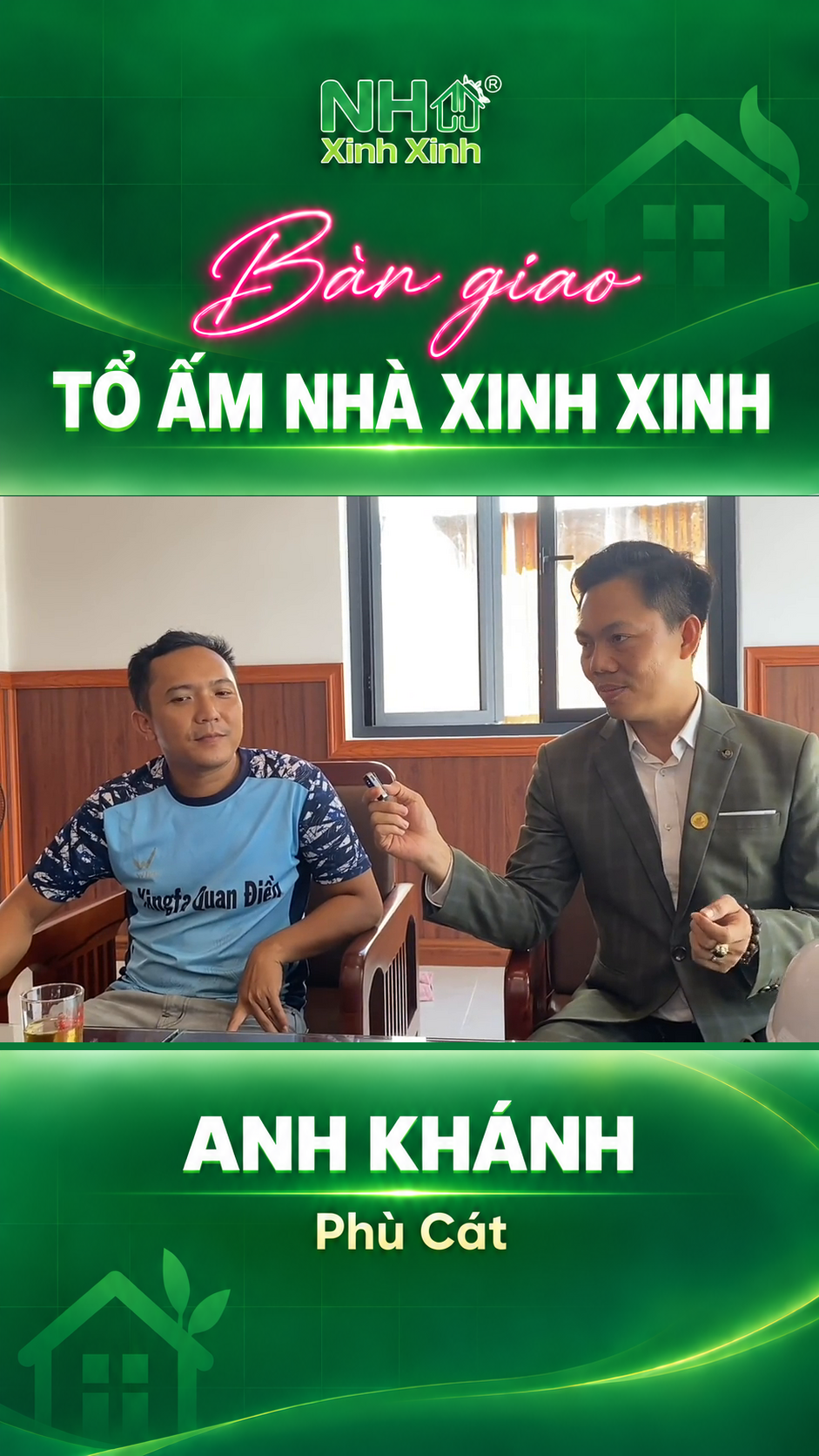 Anh Khánh tại công trình Phù Cát