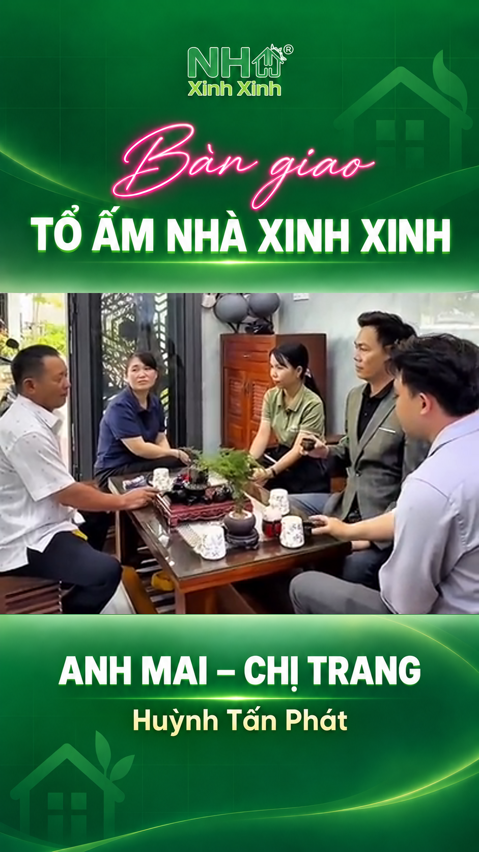 Anh Mai – Chị Trang tại công trình Huỳnh Tấn Phát