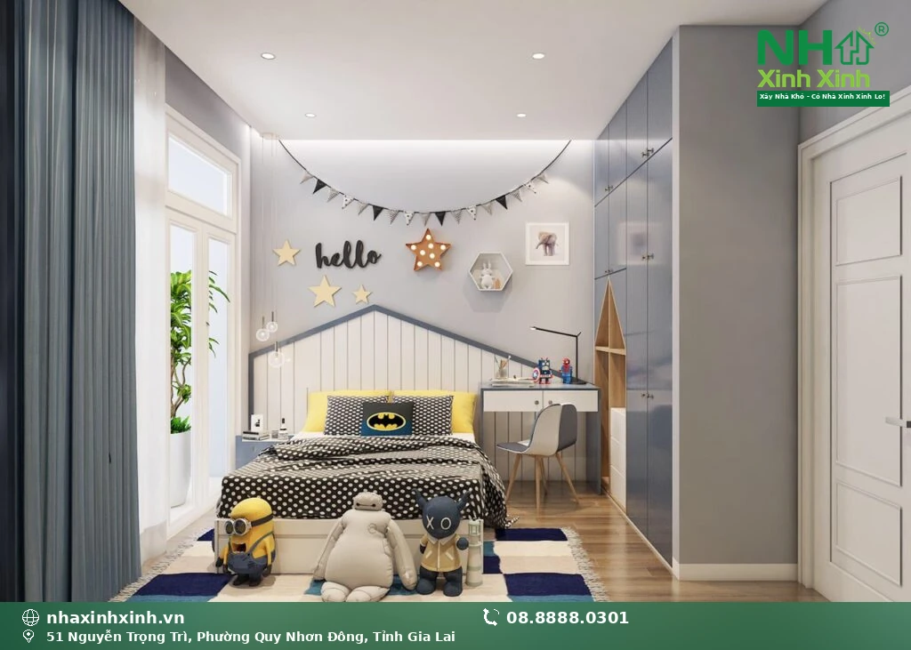 Bản thiết kế kiến trúc phòng ngủ