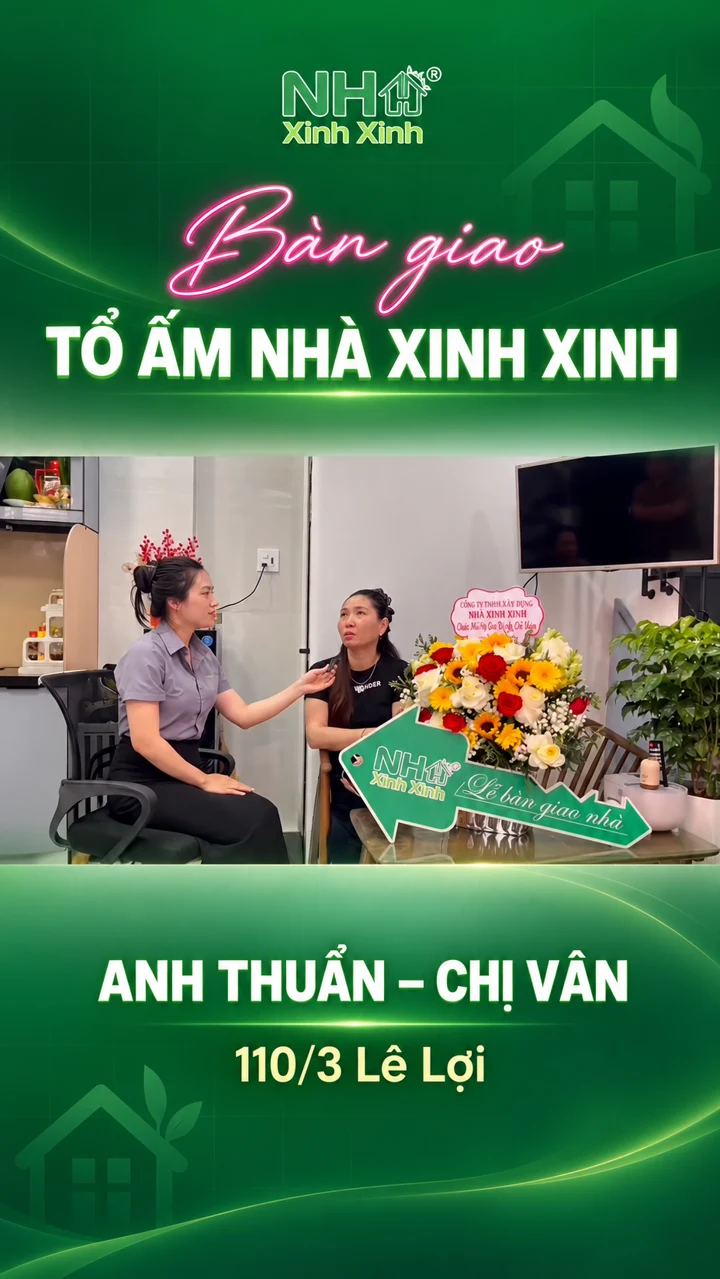 Anh Thuấn – Chị Vân tại công trình 110/3 Lê Lợi